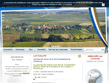 Tablet Screenshot of maires67.fr